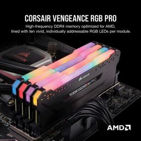 img 3 attached to ✨ Corsair Vengeance RGB Pro 32GB (2x16GB) DDR4 3600 (PC4-28800) C18 AMD Optimized Memory – Sleek Black Performance Upgrade