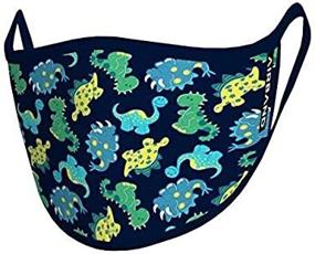 img 3 attached to 🦖 Airband Unisex-Child Kids Face Mask with Dino Print - One Size