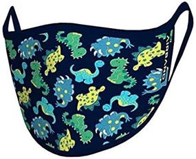 img 4 attached to 🦖 Airband Unisex-Child Kids Face Mask with Dino Print - One Size