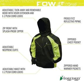 img 3 attached to 🧥 High Visibility Reflective Waterproof Rain Jacket for Men by FROGG TOGGS: Toadz Kikker II