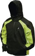 🧥 high visibility reflective waterproof rain jacket for men by frogg toggs: toadz kikker ii logo