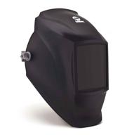 😎 classic mp-10 black passive welding helmet with 8 to 12 lens shade logo