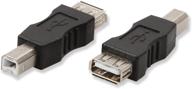 🔌 electop usb 2.0 a female to usb b print male адаптер конвертер - набор из 2 логотип