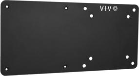 img 4 attached to 🖥️ Versatile VIVO Steel Arm Bracket Holder for Intel NUC | Back of Monitor VESA Metal Plate Mount Extension