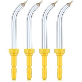 img 4 attached to 💦 Dental Water Jet Nozzle Accessories - Replacement Periodontal Tips for popular Waterpik Water Flossers (such as WP-100) and other Oral Irrigators (4 Piece Periodontal Tip Set)