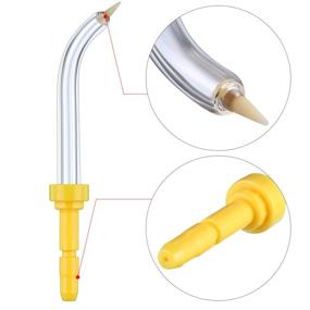 img 3 attached to 💦 Dental Water Jet Nozzle Accessories - Replacement Periodontal Tips for popular Waterpik Water Flossers (such as WP-100) and other Oral Irrigators (4 Piece Periodontal Tip Set)