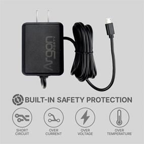 img 2 attached to ⚡ Argon ONE Raspberry Pi Micro USB Cable Power Supply 5.25V 3A - UL Listed, 3.3-Feet Long Cable & Wall Charger