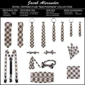 img 1 attached to Jacob Alexander Tartans Wallace Handkerchief Men's Accessories in Handkerchiefs