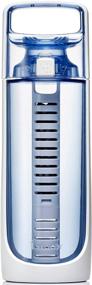 img 4 attached to I-Water Classic Portable 600 Alkaline Hydrogen Ionizer Bottle for Natural pH and Electrolyte Boost (20 fl oz/600 mL/Blue)