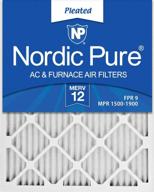 🌬️ nordic pure 14x25x1 складчатый 14x25x1m12 6" - эффективный воздушный фильтр для чистого внутреннего воздуха логотип