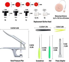 img 3 attached to BESTNULE Snaps and Snap Pliers Set - 360 Sets of 24 Vibrant Colors T5 Plastic Buttons for Sewing and Crafting - Handy Resin Snaps Hand Tool Snaps Fastener Kit with Convenient Organizer Storage Containers