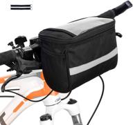 🚲 2.5l bicycle handlebar bag with mesh pocket - convenient bike storage solution logo