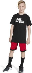 img 1 attached to Nike Dri Fit Printed Shorts Purple Boys' Clothing ~ Active