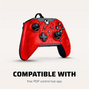 img 3 attached to PDP Wired Game Controller – Xbox Series X/S, Xbox One, 🎮 PC/Laptop Windows 10 – Perfect for FPS Games – Red Camo Camouflage