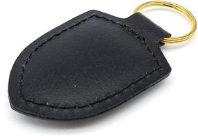 img 1 attached to Black Porsche Crest Keychain