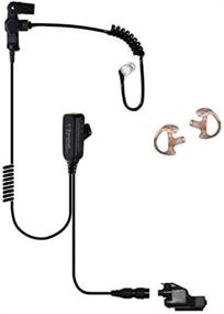 img 1 attached to Tactical Ear Gadgets EP1323QR Hawk Lapel Microphone: A High-Performance Communication Accessory for Motorola XTS5000, XTS3000, and XTS2500 Radios (Black Tube)