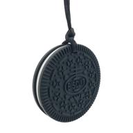 🍪 womenland sensory chew necklace: silicone cookie teether for teething, autism, adhd - chewy pendant for boys, girls, and adults logo