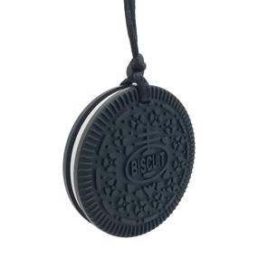 img 4 attached to 🍪 WomenLand Sensory Chew Necklace: Silicone Cookie Teether for Teething, Autism, ADHD - Chewy Pendant for Boys, Girls, and Adults