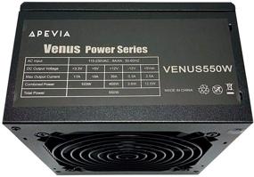 img 1 attached to 💪 Apevia VENUS550W ATX Power Supply: Premium Performance for Reliable and Efficient PC Power