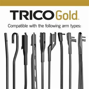 img 1 attached to 🚘 TRICO Gold 22 и 20 дюймовый комплект из 2 автомобильных щеток для лобового стекла для моей машины (18-2220) - высокопроизводительные запасные щетки.