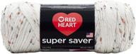 red heart e300-4313 aran fleck3 super saver yarn - red heart logo