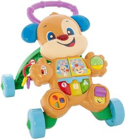 img 4 attached to 🐶 Коляска-ходунки Fisher-Price Laugh & Learn Smart Stages Puppy Walker: Музыкальная игрушка для малышей и малышей, 6-36 месяцев