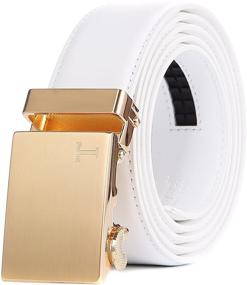 img 4 attached to Tonywell Ratchet Removable Buckle Leather Men's Accessories and Belts