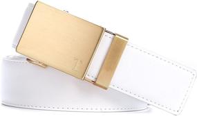 img 3 attached to Tonywell Ratchet Removable Buckle Leather Men's Accessories and Belts