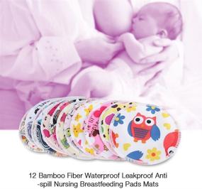 img 1 attached to Washable Leak Proof Breastfeeding Postpartum Reusable