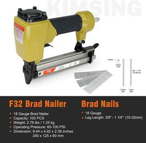 img 1 attached to 🔨 F32 8 Inch 4 Inch Finish Nail Gun