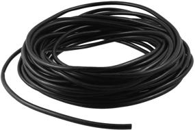 img 1 attached to 20M Black Soft Flexible Air Pump Oxygen Pipe Hose for Fish Tank - uxcell