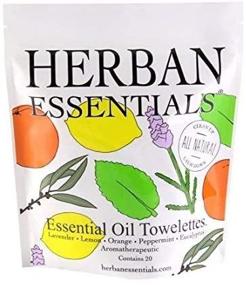 img 2 attached to 🌿 Herban Essentials Assorted Bag of 20 Towelettes for Optimal Wellness Optimization