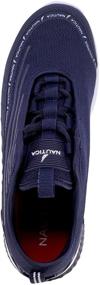 img 1 attached to Nautica Sneakers Walking Shoes Lightweight Joggers Nuray 2 Navy 9 5 Men's Shoes