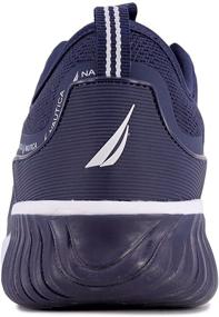 img 2 attached to Nautica Sneakers Walking Shoes Lightweight Joggers Nuray 2 Navy 9 5 Men's Shoes