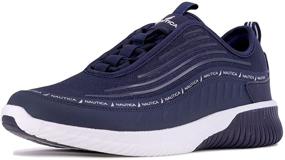 img 4 attached to Nautica Sneakers Walking Shoes Lightweight Joggers Nuray 2 Navy 9 5 Men's Shoes