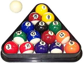 img 1 attached to 🎱 DAD 5IVE Mini Billiards Pool Ball Set: Compact Fun for All Ages!