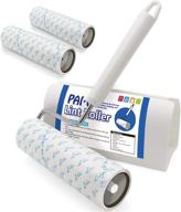 🐾 paiu power-lint rollers for pet hair removal | clothes, carpet, car seats & dust | extra sticky | 6.3-inch set of 3 with refills (60 sheets) | premium lint roller brush included logo