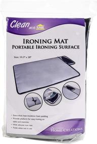 img 1 attached to 🔥 Ironing Mat with Silicone Pad: Innovative Home Creations 5000, 19.5" x 28", Grey - Efficient Home Ironing Solution