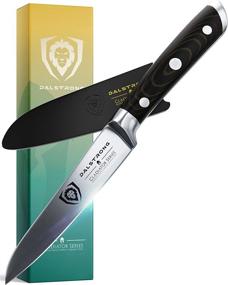 img 4 attached to 🔪 DALSTRONG Paring Knife - 3.5" - Gladiator Series - German Forged High-Carbon Steel - Black G10 Handle - Sheath Included- NSF Certified: Top-quality Precision Cutting Tool