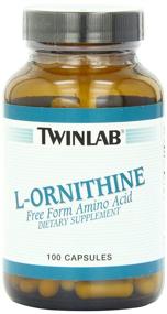 img 4 attached to 💪 Twinlab L-Ornithine: Премиальная добавка аминокислоты для детокса мочевины и восстановления после тренировки - 500 мг L-орнитина HCL, 100 капсул.