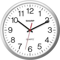 sharp wall clock operated classroom logo