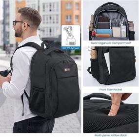 img 2 attached to 🎒 Modoker Backpack Rucksack: Lightweight Headphone Storage and Travel Companion