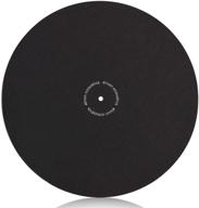 🎵 проглиска для проигрывателя facmogu: антистатическая шерстяная прокладка для улучшенного качества звука и уменьшения шума - 12-дюймовый фонокорректор для виниловых пластинок lp (черный) логотип