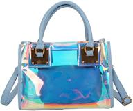 👜 stylish & waterproof women's handbags & wallets - transparent shoulder crossbody bags logo