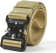 🔒 tactical military men's accessories: strong buckle for belts, with durable release - perfect for women too! logo