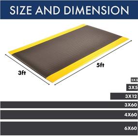 img 3 attached to 🛡️ Notrax Safety Anti Fatigue Floor Thickness: Enhancing Workplace Safety and Comfort