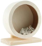 🐹 silent wood hamster running wheel by jempet: optimal exercise solution logo