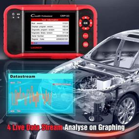 img 2 attached to 🔧 LAUNCH CRP123 OBD2 Сканер: Продвинутый автомобильный диагностический инструмент для двигателя/ABS/SRS/трансмиссии с бесплатными пожизненными обновлениями