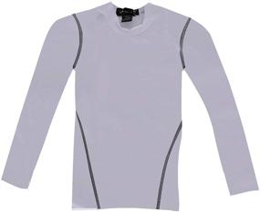 img 3 attached to 👕 Улучшите активность сжатием футболки для мальчиков для бейсбола.