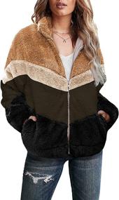 img 4 attached to Dokotoo Fashion Leopard Pocketed Outerwear Women's Clothing for Coats, Jackets & Vests